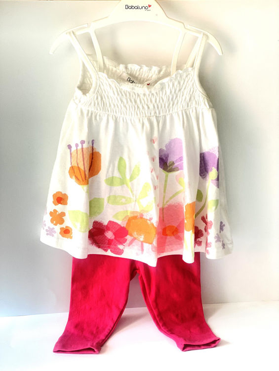 Picture of FLOWERS 7- COTTON 2 PCS SET WITH LEGGINGS